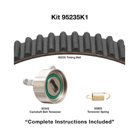 Dayco 93-97 Geo/Toyota 1.8L Timing Belt Kit, 95235K1 95235K1